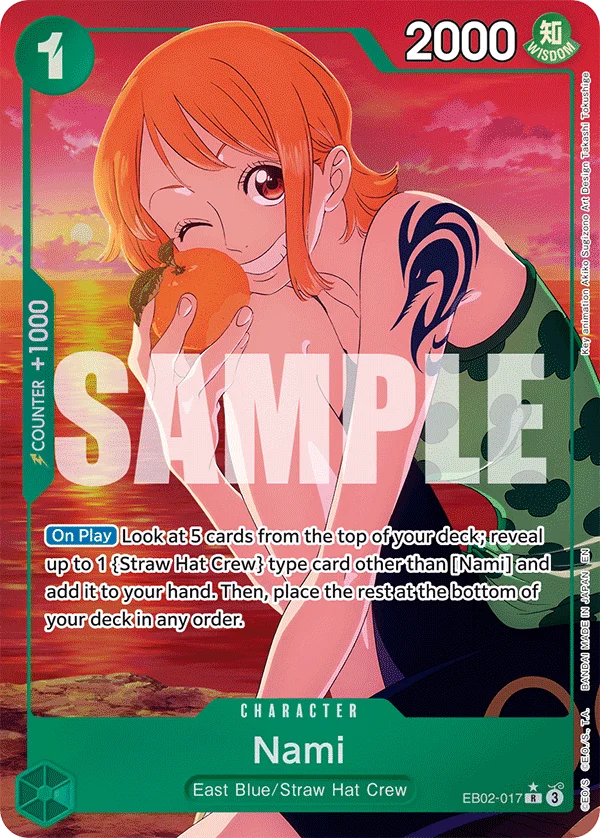 Nami (Alternate Art) - EB02-017