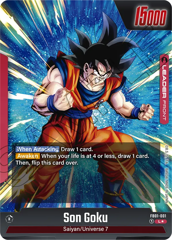 Son Goku FB01 001 Alternate Art