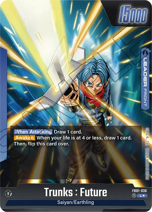 Trunks Future FB01 036 Alternate Art - FB01-036