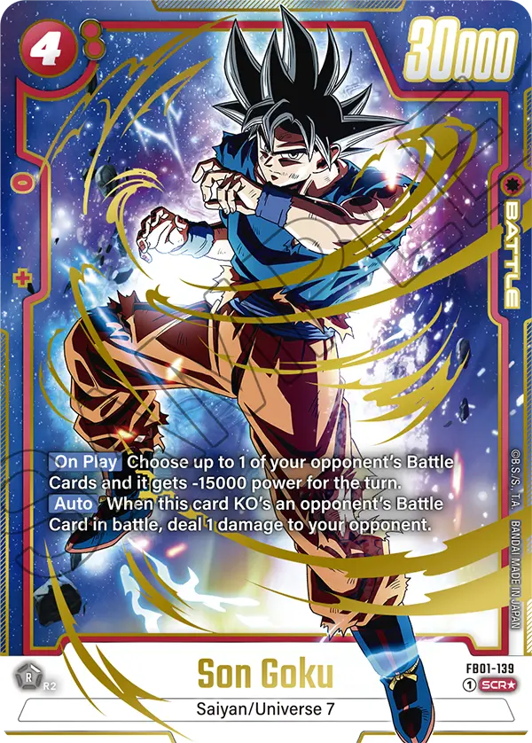 Son Goku FB01 139 Alternate Art
