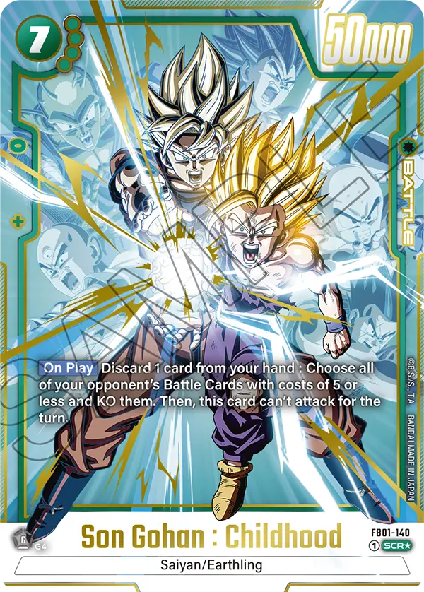 Son Gohan Childhood FB01 140 Alternate Art