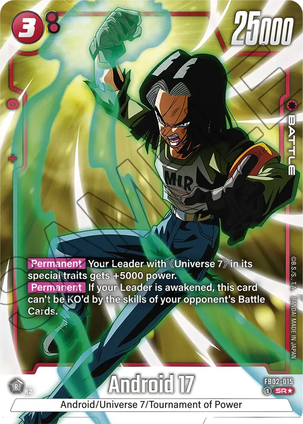 Android 17 - FB02-015 (Alternate Art) - FB02-015
