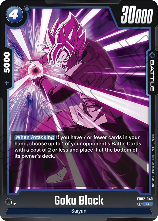 Goku Black - FB02-040 - FB02-040