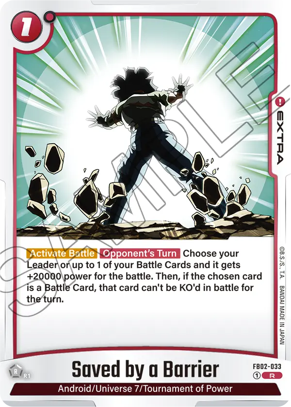 Saved by a Barrier - FB02-033