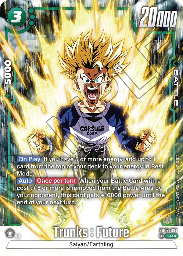 Trunks : Future - FB02-091 (Alternate Art) - FB02-091