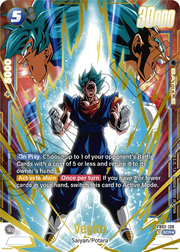 Vegito - FB02-139 (Alternate Art)