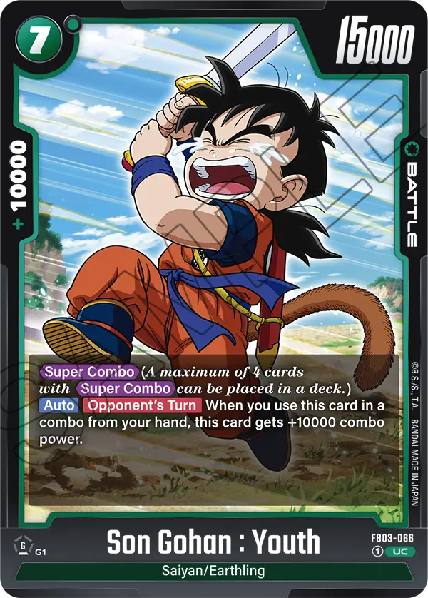 Son Gohan : Youth - FB03-066 - FB03-066