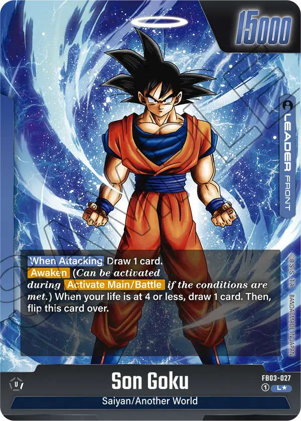 Son Goku - FB03-027 (Alternate Art) - FB03-027