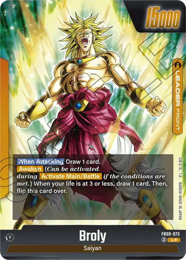 Broly - FB08-073 (Alternate Art) - FB08-073