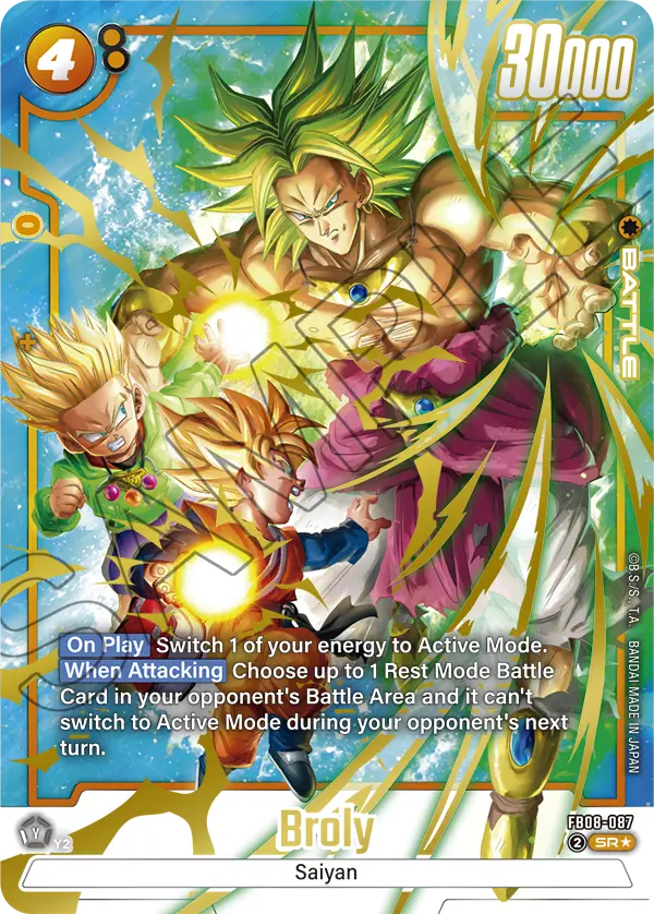 Broly - FB08-087 (Alternate Art) - FB08-087