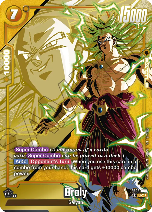 Broly - FB08-088 (Alternate Art) - FB08-088