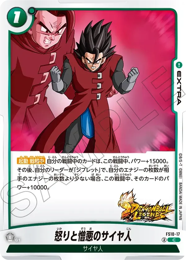 Saiyan Born of Fury and Hate