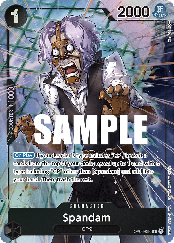 Spandam (Alternate Art) - OP03-086