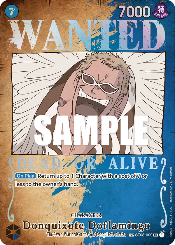 Donquixote Doflamingo (Wanted Poster) - ST03-009