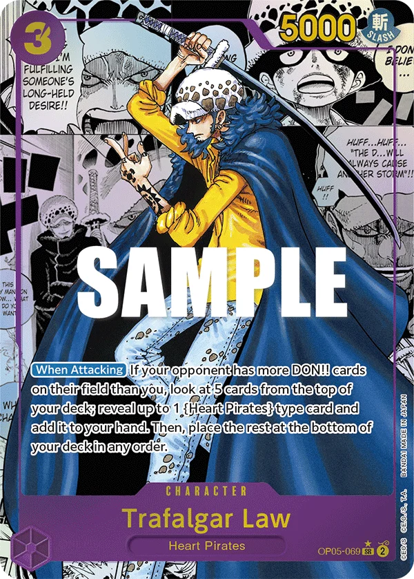 Trafalgar Law (069) (Alternate Art) (Manga) - OP05-069