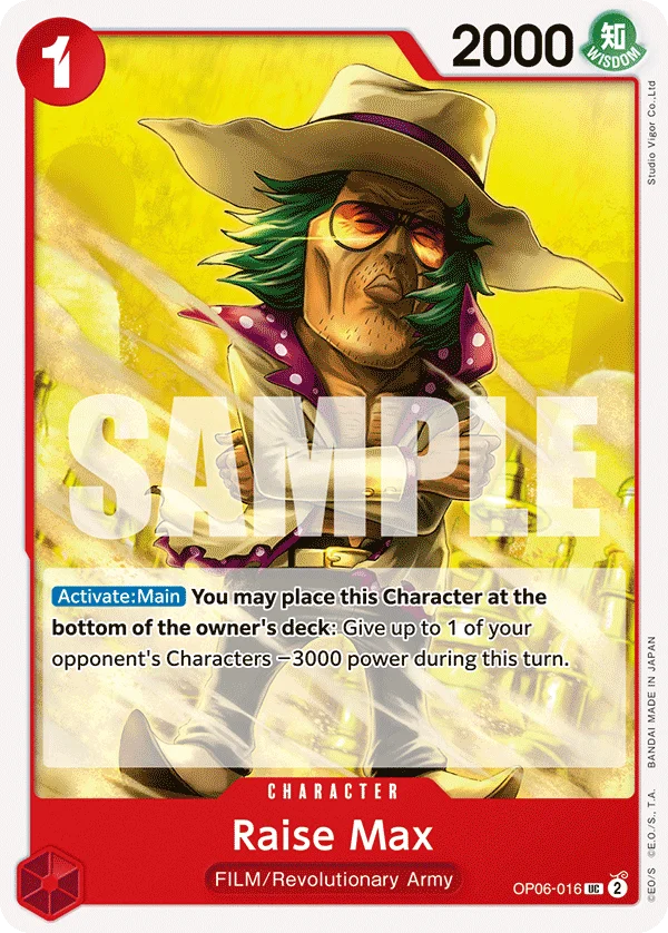 Raise Max (Premium Card Collection -Best Selection Vol. 3-) - OP06-016