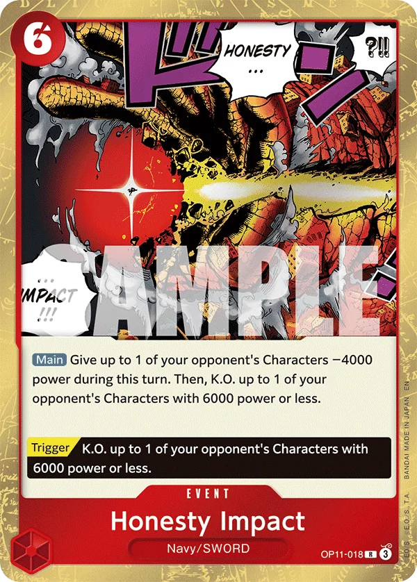Honesty Impact - OP11-018