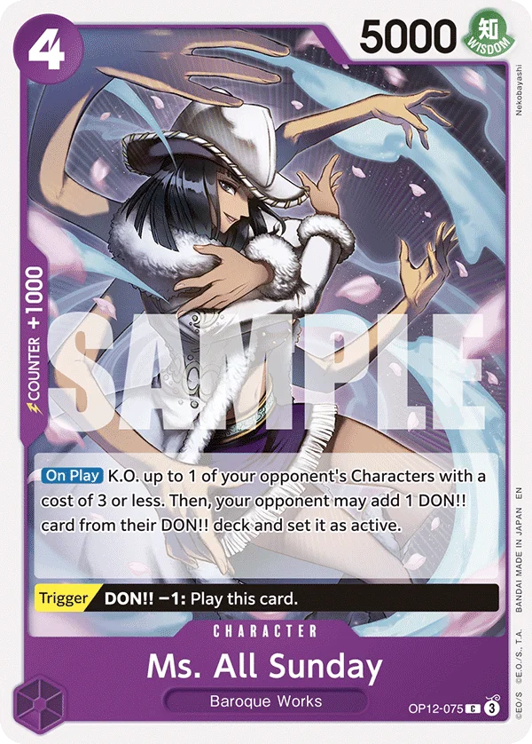 Ms. All Sunday - OP12-075