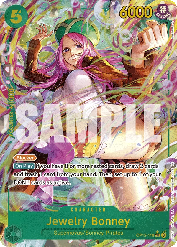 Jewelry Bonney (118) (Alternate Art) - OP12-118