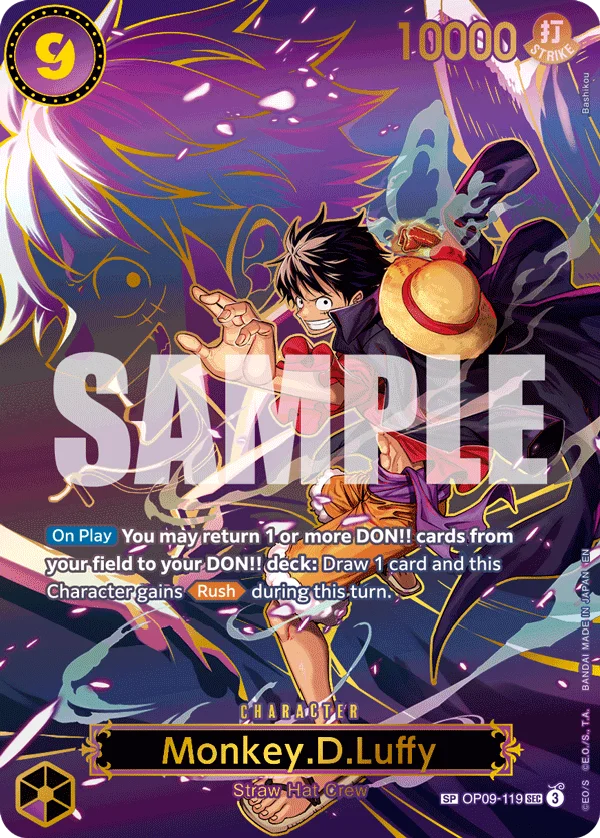 Monkey.D.Luffy (119) (Alternate Art) - OP09-119