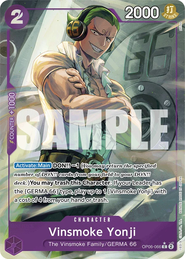 Vinsmoke Yonji (OP06-066) (Jolly Roger Foil)