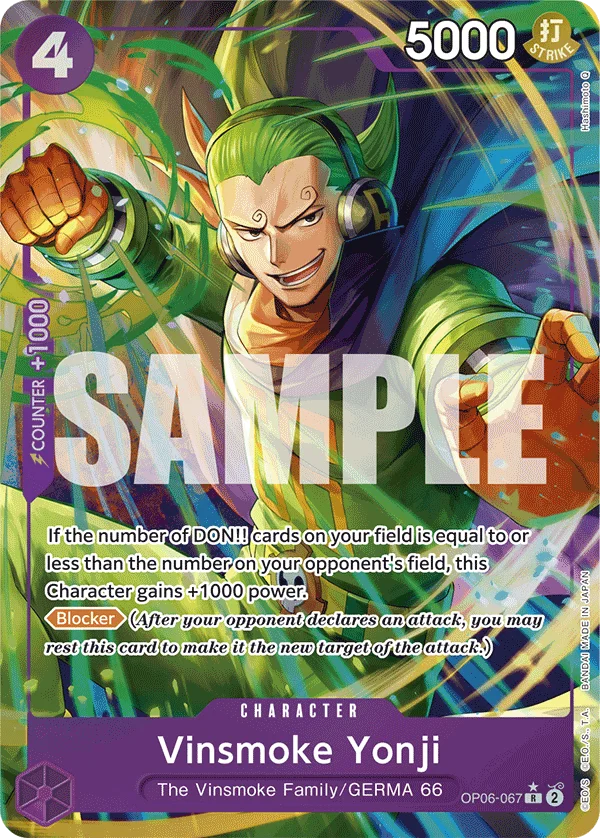 Vinsmoke Yonji (OP06-067) (Alternate Art) - OP06-067