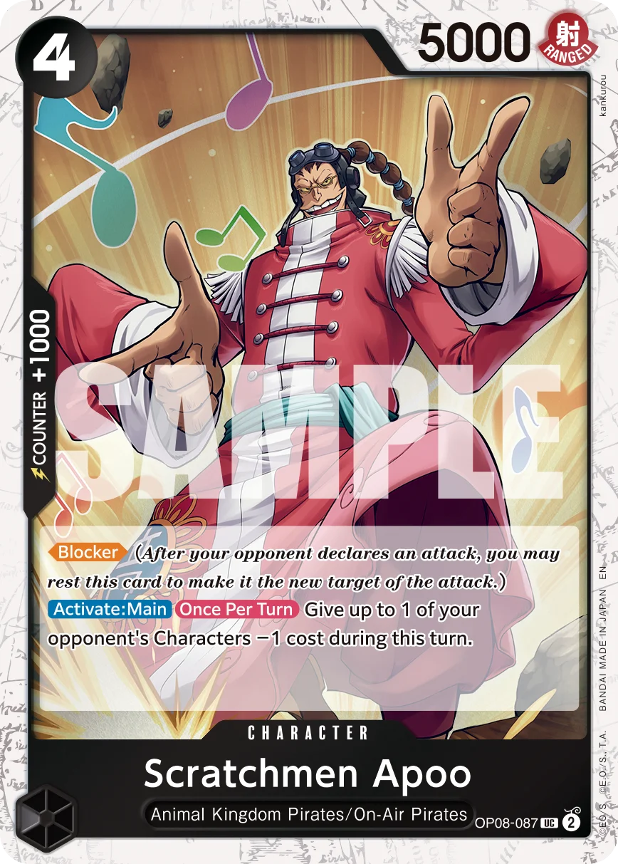 Scratchmen Apoo - OP08-087 (Reprint) - OP08-087