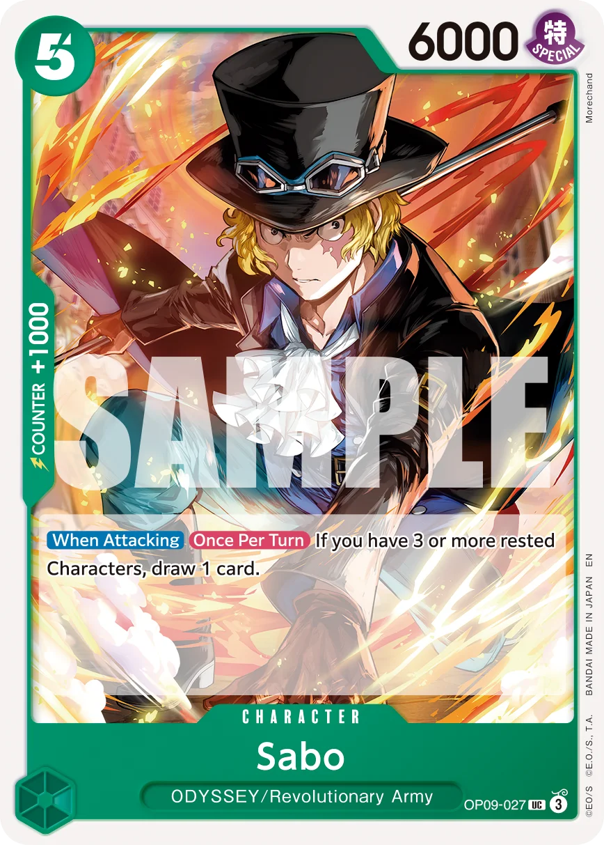 Sabo - OP09-027 (3rd Anniversary Winner) - OP09-027