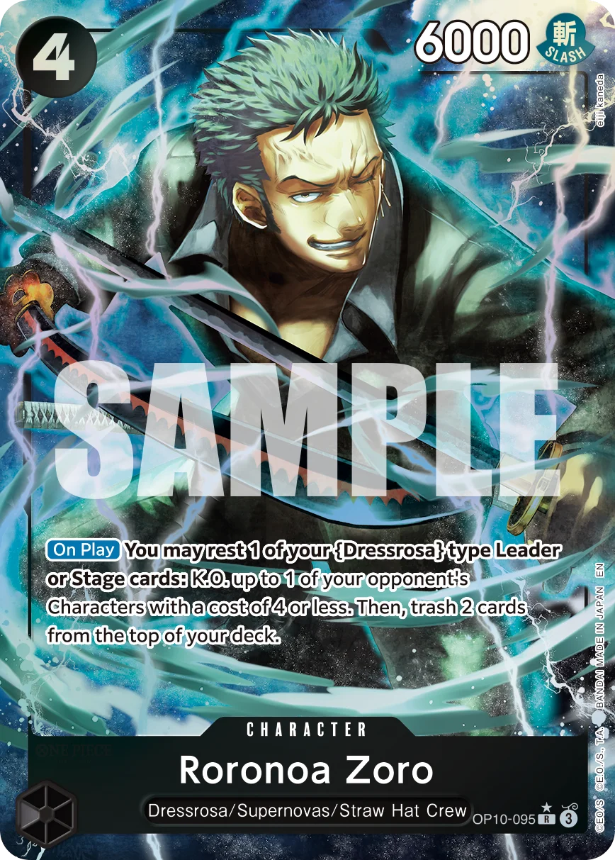 Roronoa Zoro - OP10-095 (Alternate Art) - OP10-095