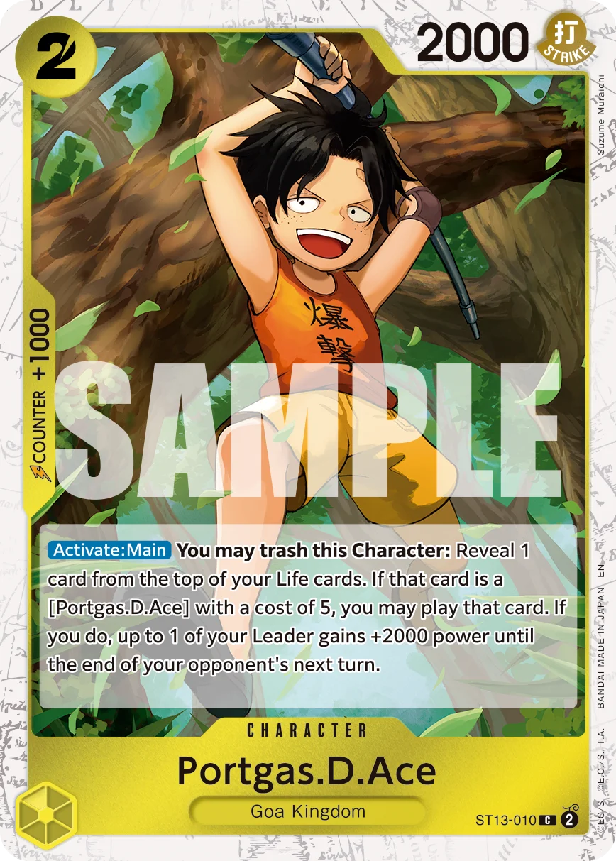 Portgas.D.Ace - ST13-010 (Reprint) - ST13-010