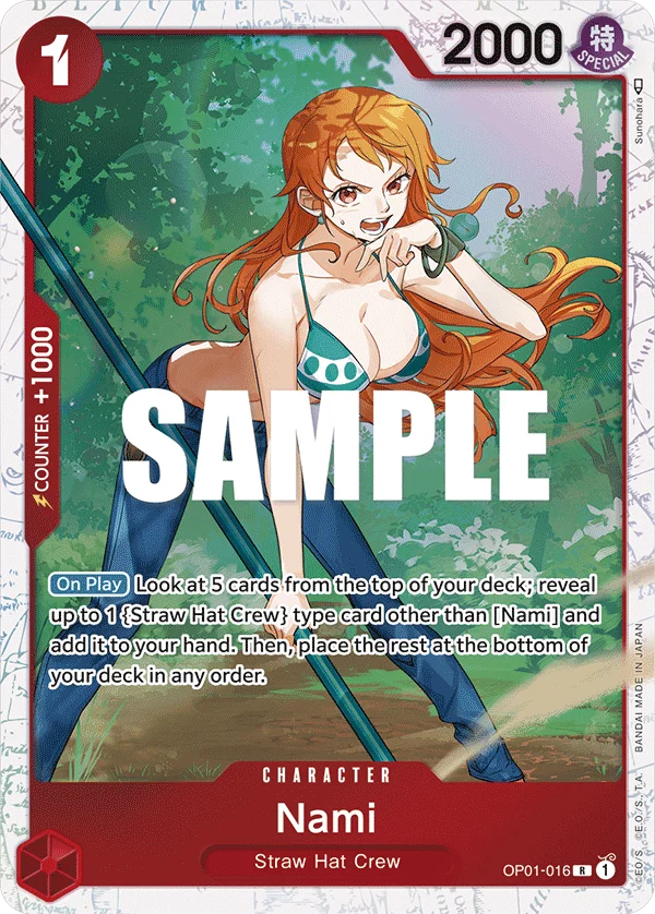 Nami - OP01-016 (Alternate Art) - OP01-016