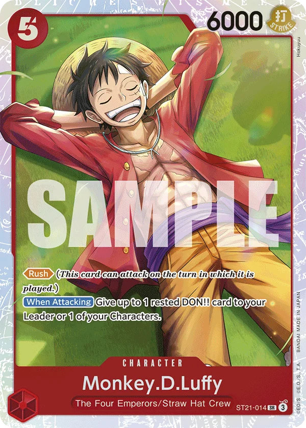 Monkey.D.Luffy - ST21-014 (3rd Anniversary Treasure Campaign Pack) - ST21-014