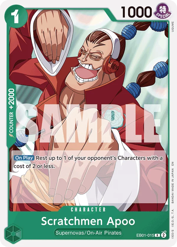 Scratchmen Apoo - EB01-015 (Alternate Art) - EB01-015