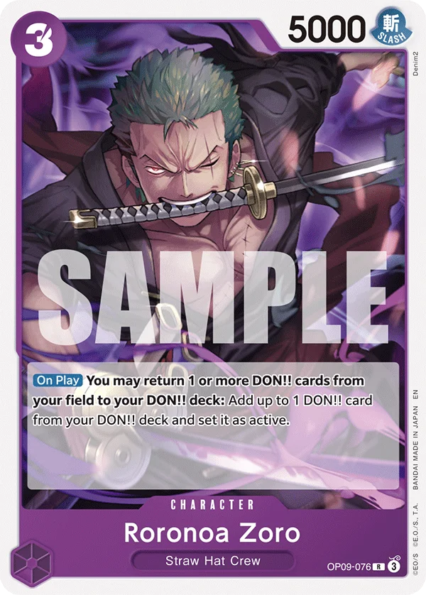 Roronoa Zoro (Welcome Pack Vol. 2) - OP09-076